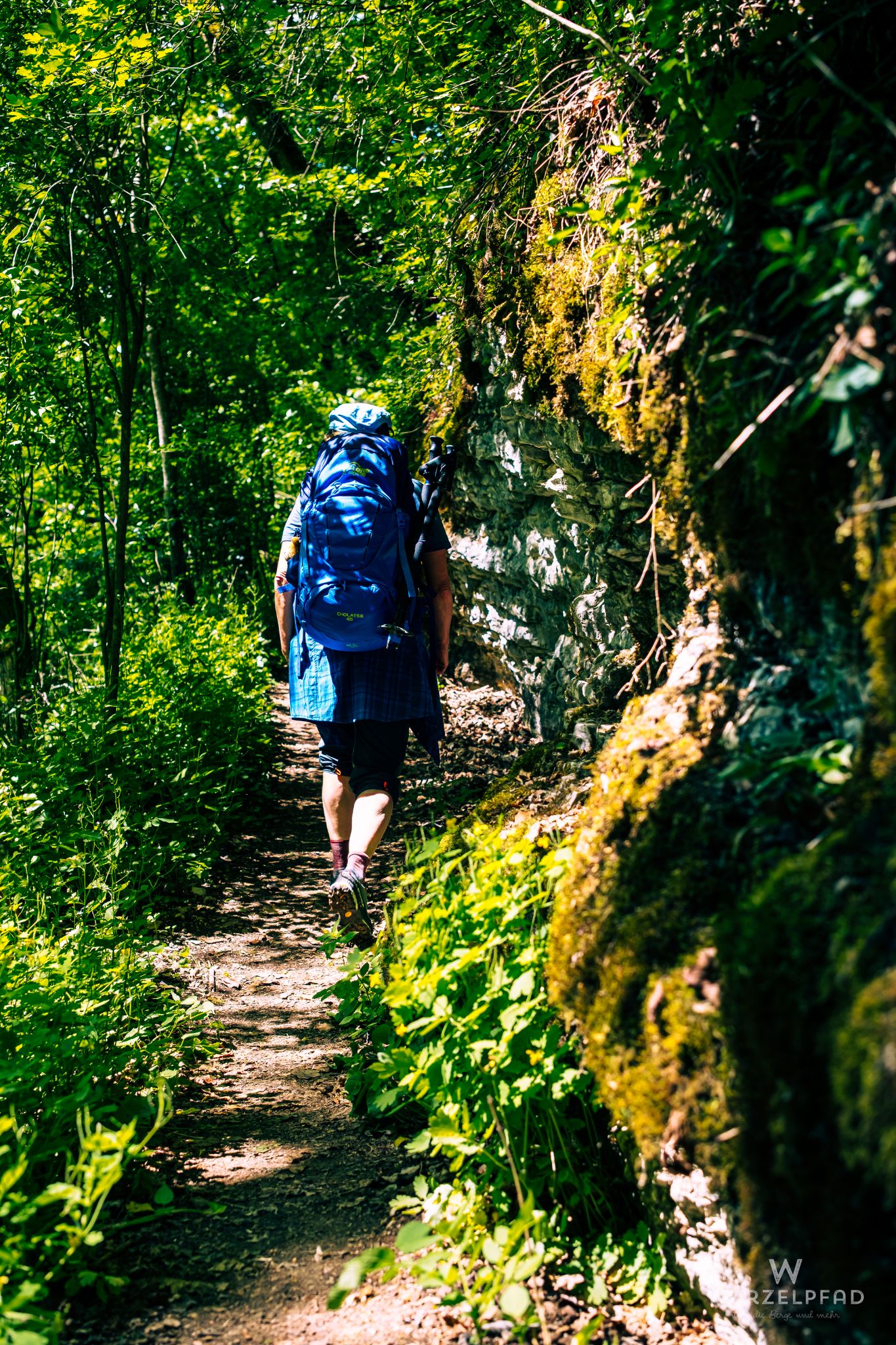 Entlang der Felsen in den Wutachflühen